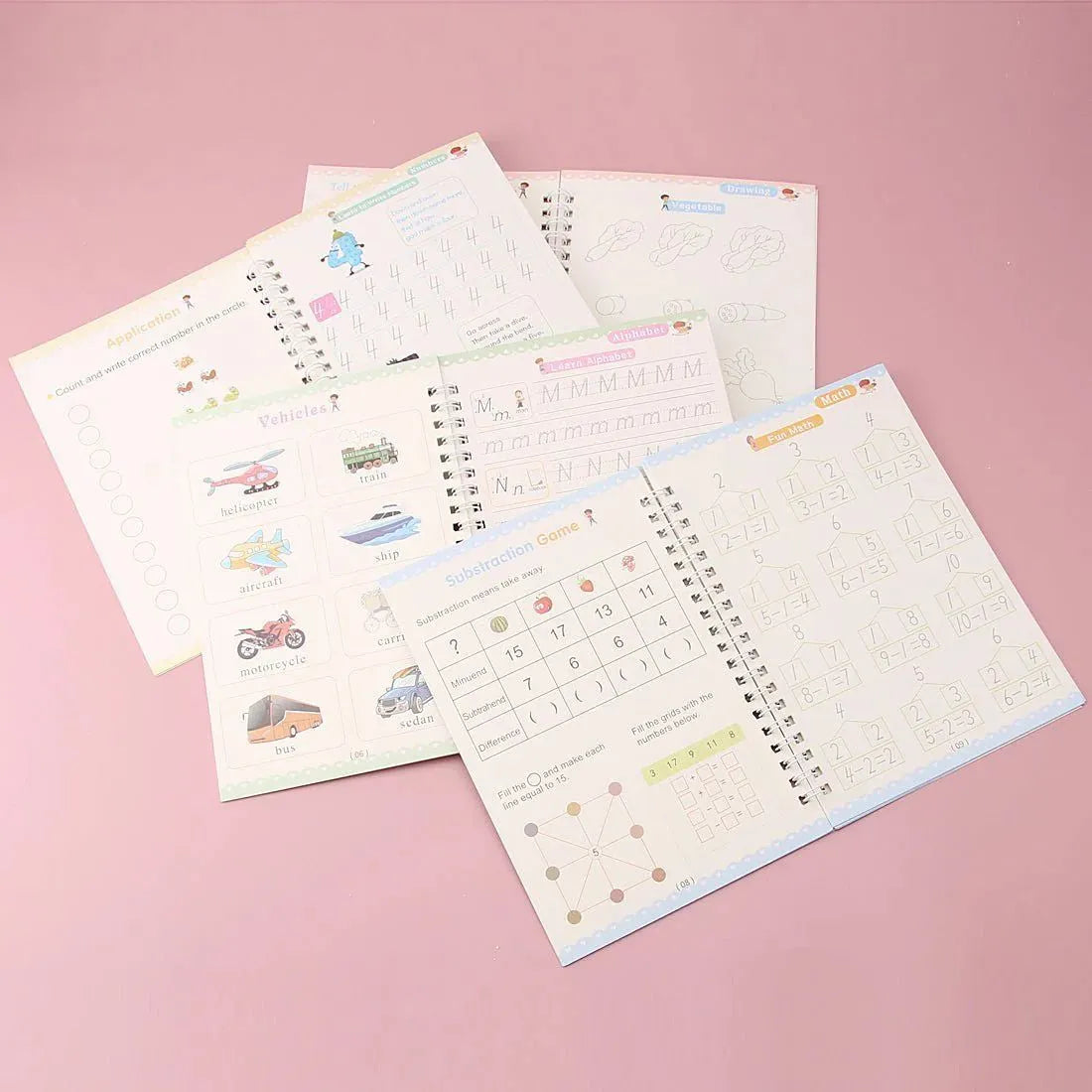 ManaraGO™ Magic Practice Copybook Set (4 Books)